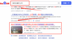 揚州宇*智能交通科技有限公司新站排名參考網站