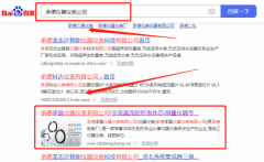 承德承*儀器儀表有限公司新站排名營銷+精準獲客