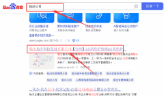 臨汾旭*科技發展有限公司網站優化最快上詞效果展示